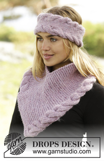 Headbands - Free knitting patterns and crochet patterns by DROPS Design