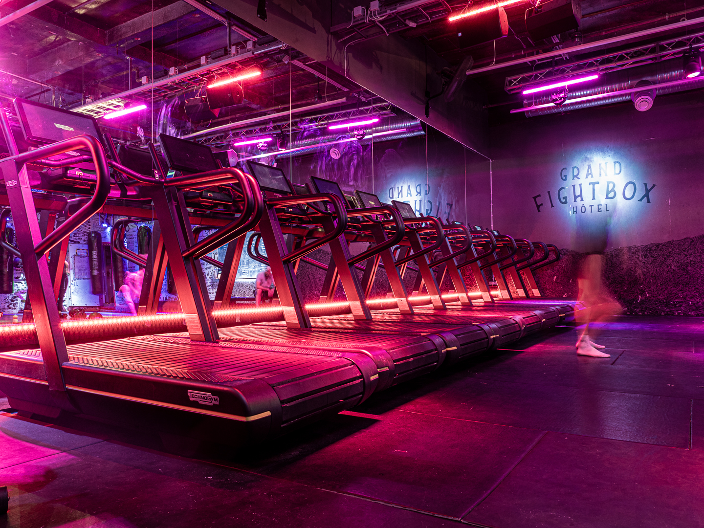 Technogym treadmill at Runbox Stureplan