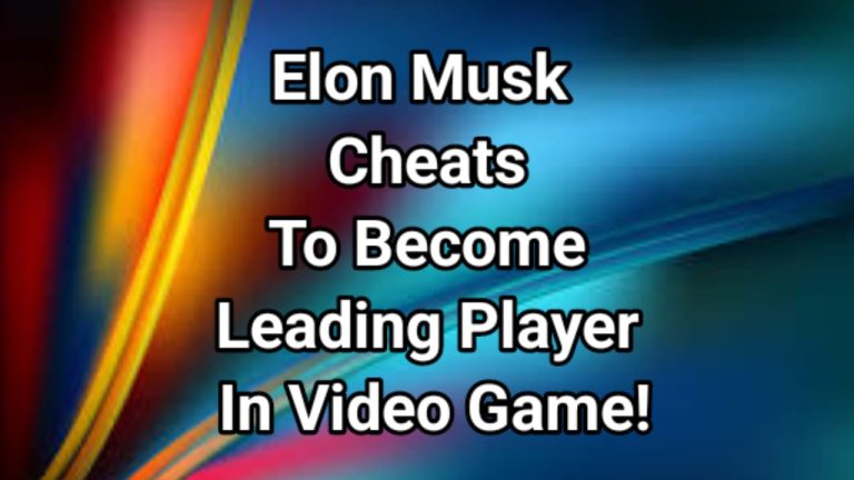 Elon Musk allegedly cheated to become leading player in a video game contest!