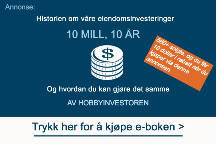 Annonse, lær å investere i eiendom