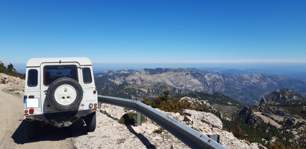 Mountain vieuws from the region of the Montsant spain