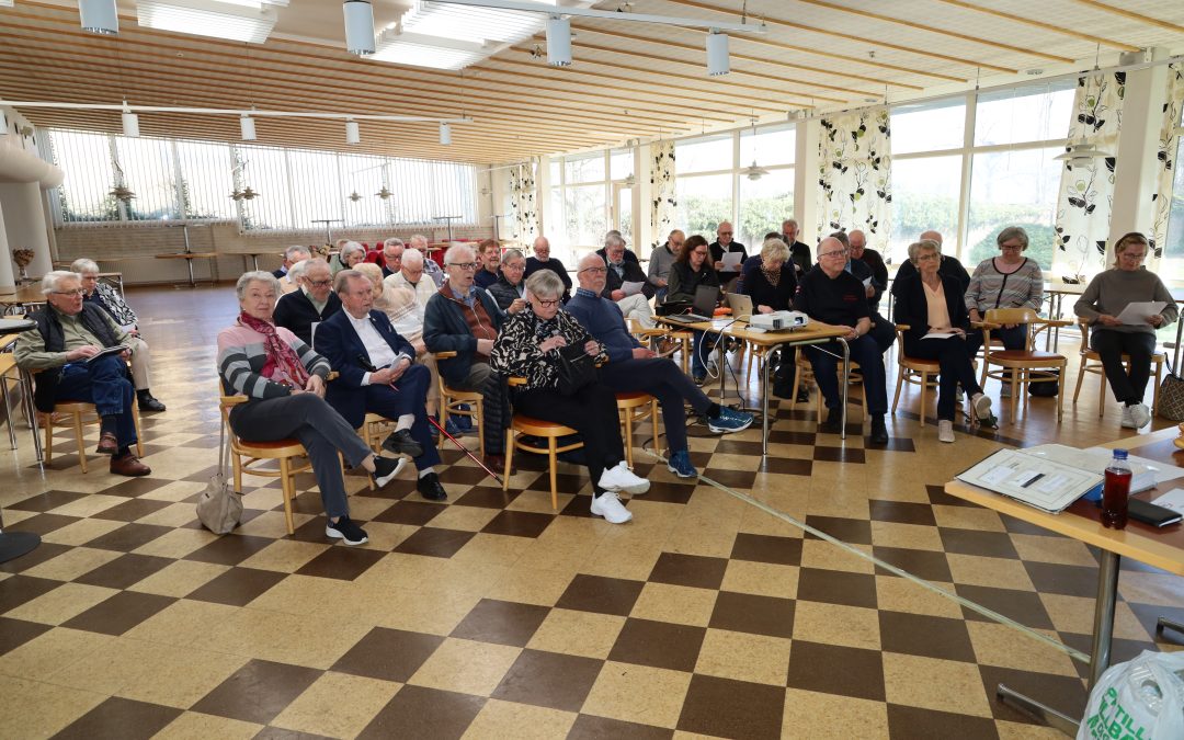 Ett 70-tal kom på årsmöte den 9 april