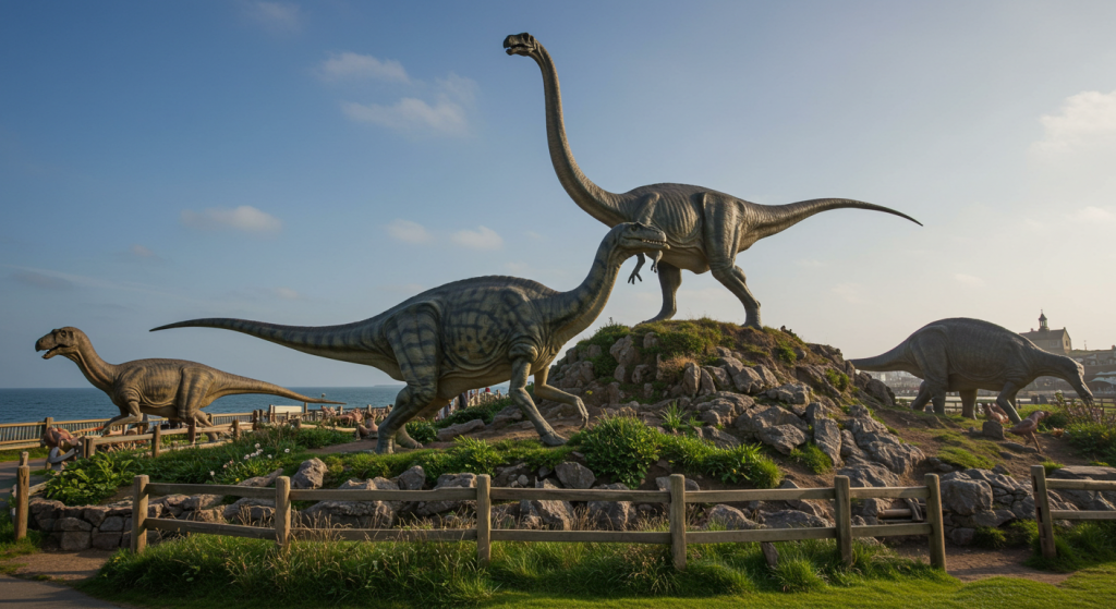 The Dinosaur Park – Tenby, Wales on Finger Paint Family