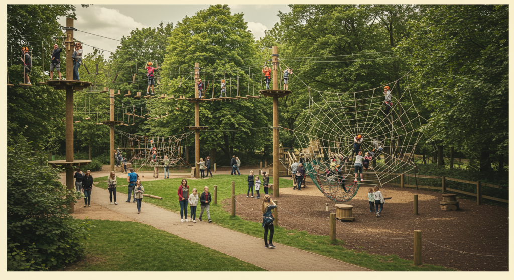 The Web Adventure Park – Wigginton on Finger Paint Family