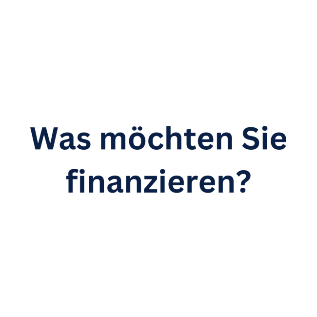 Finanzierungsanfrage