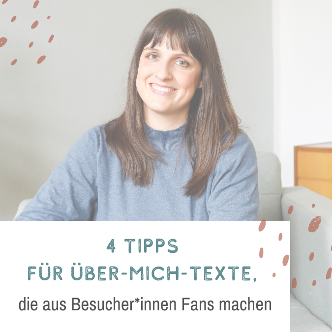 Sinnbild Tipps für Über mich-Texte auf der Website