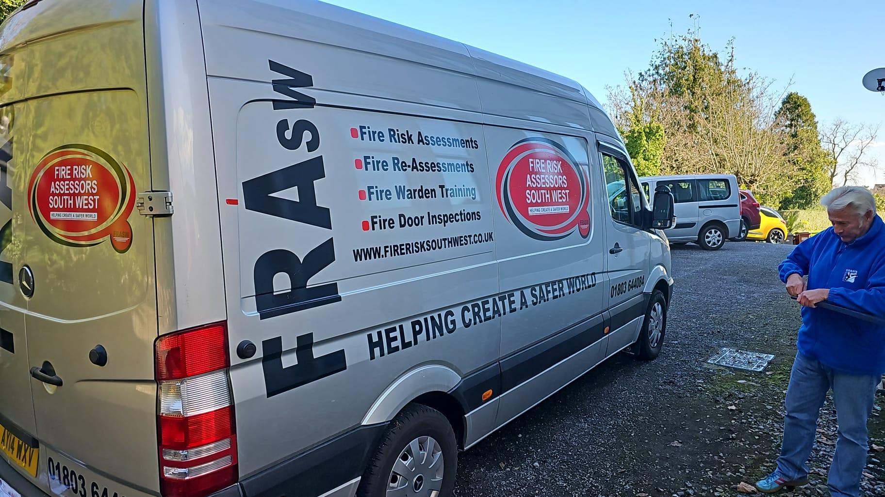 Our Fire Risk Assessment Vans Have All the Necessary Equipment on board for a compliant Fire Risk Assessment