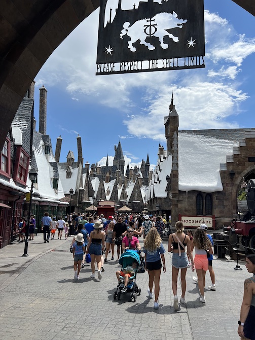 Der er mange Harry Potter fans i Islands of Adventure