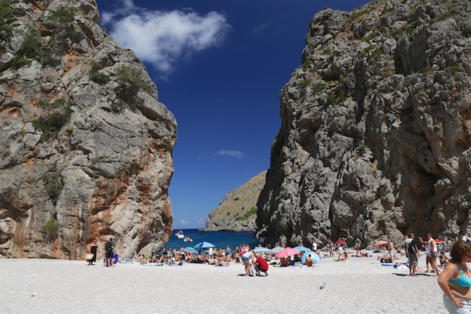 Sa Calobra er en populær men overvurderet strand 