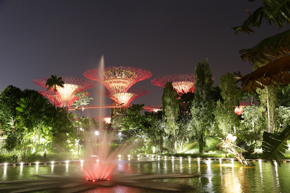 Gardens by the Bay med lysshow