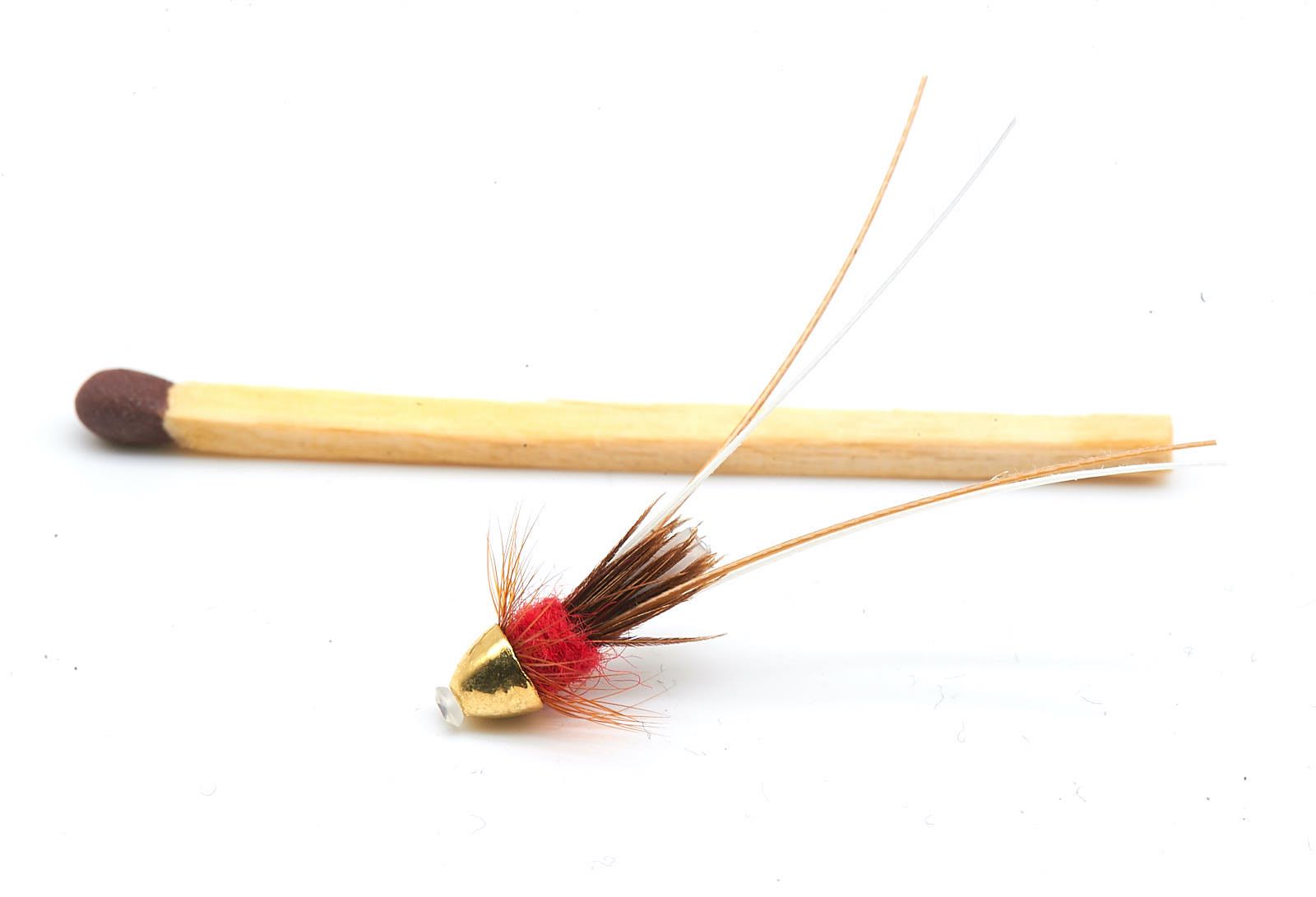 Frances Tungsten Conehead Tube fly – Red 10mm Frances Tungsten Conehead Tube fly