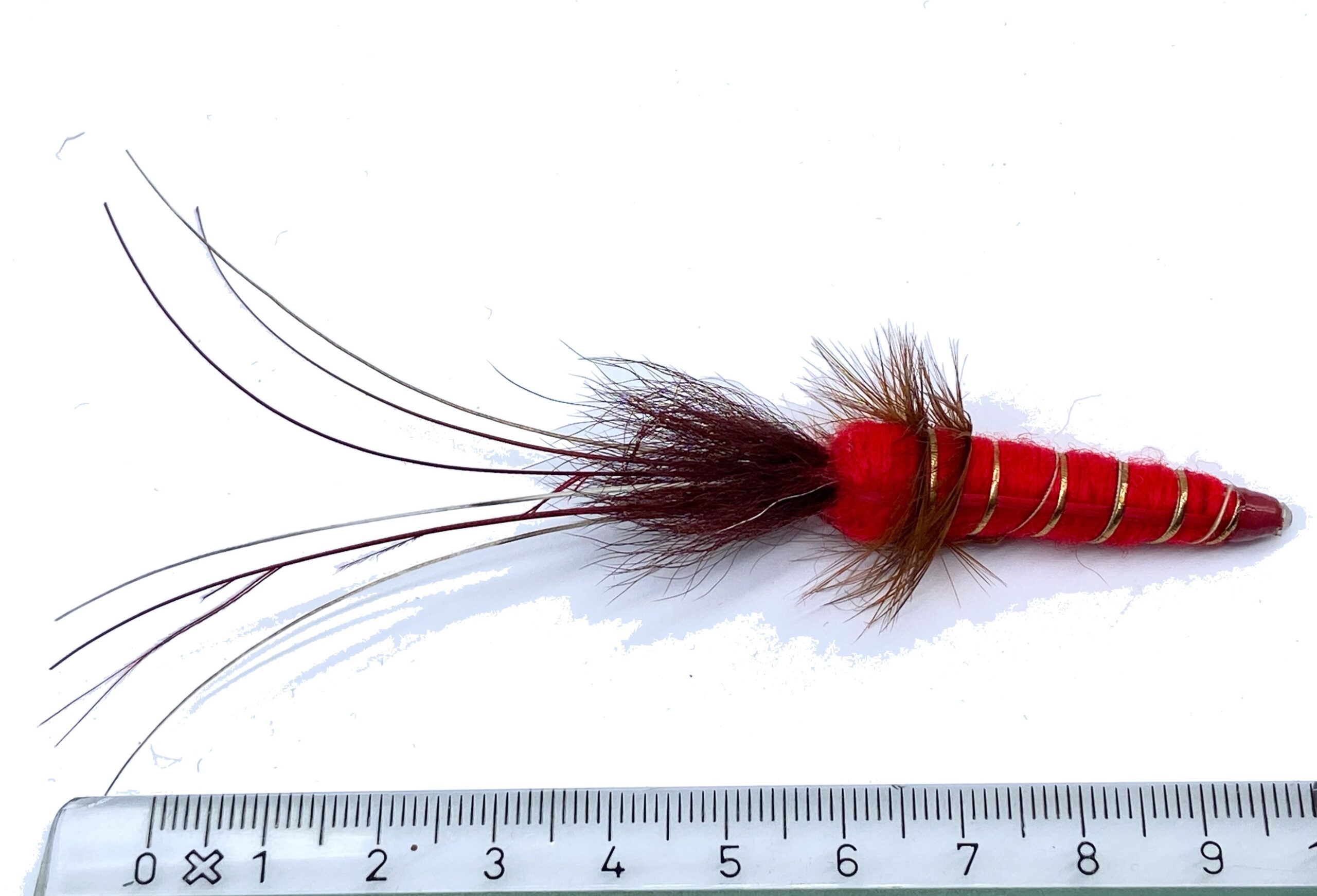 FT1004 Frances Copper Tube - Red 1 1:2 6 Frances copper tube fly