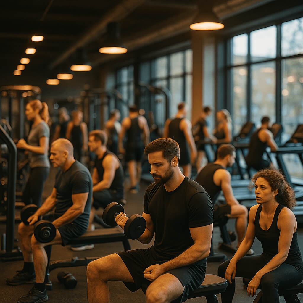 Hvornår er der flest i fitness
