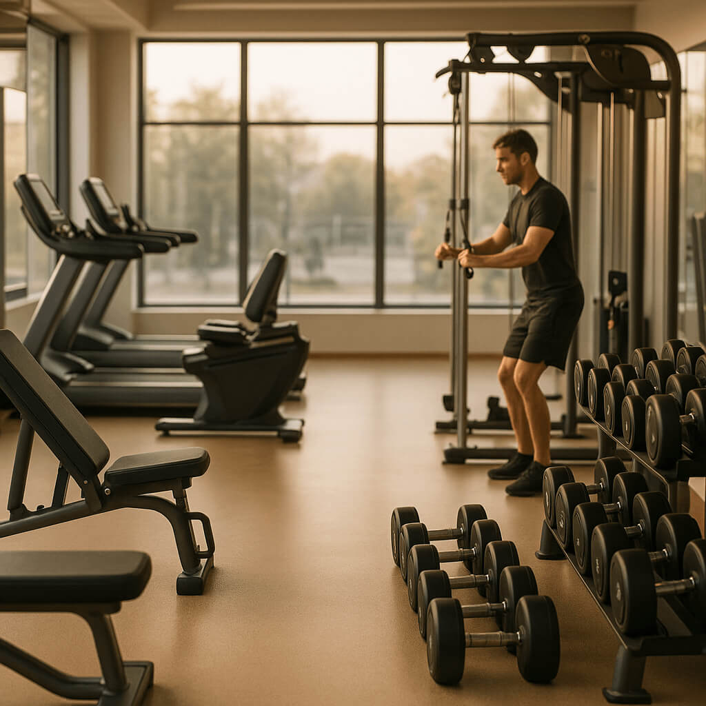 Hvornår er der færrest mennesker i fitness