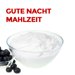 Mahlzeit vor dem Schlafen