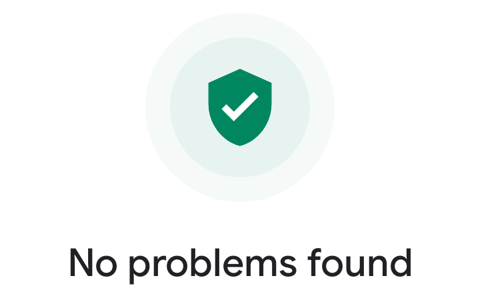 Illustration of security status: Green