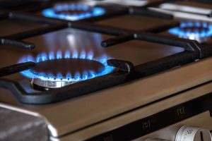 gas burners cooker the flame blue oven cooking