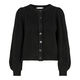 Co’couture pixie pointelle cardigan