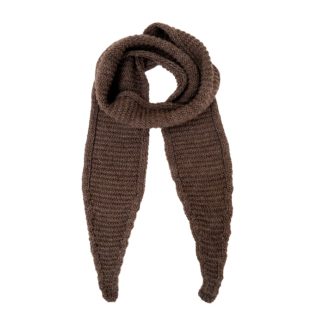 Black Colour SALLY Knitted Mini Scarf