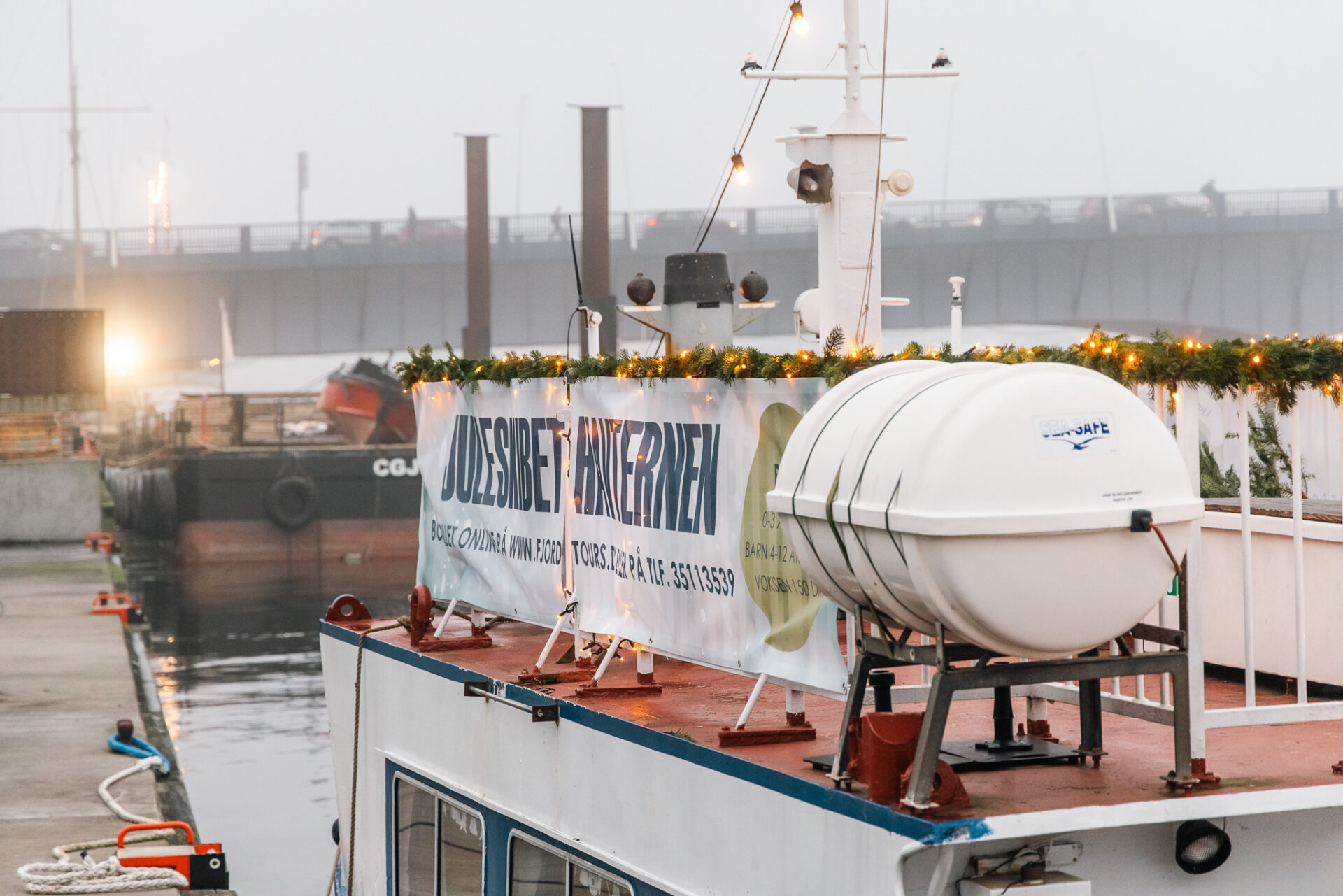 Juleskibet Havternen i Aalborg Havn