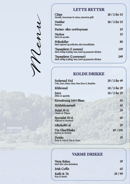 svanen menu