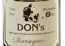 Cider-bobler på diskrete æbler