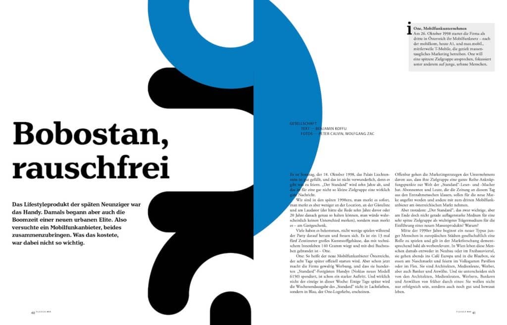Titelseite des Artikels: Bobostan, rauschfrei