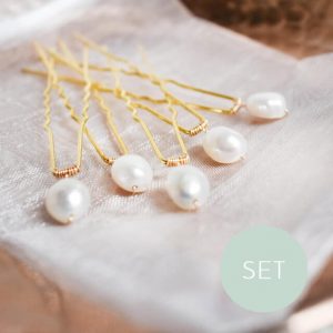 EMMA Mini - minimalistische Haarnadel Gold