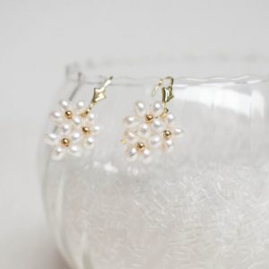 MARGUERITE Hochzeitohrringe Gold