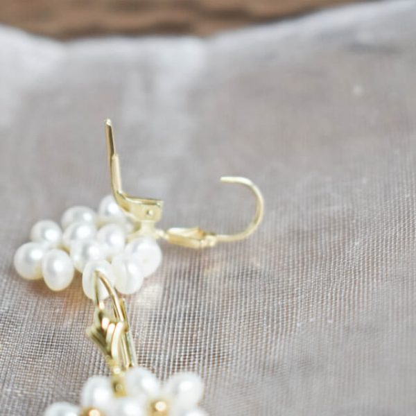 MARGUERITE Hochzeitohrringe Gold – Bild 7