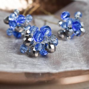 Sale: ELODIE Blau & Silber