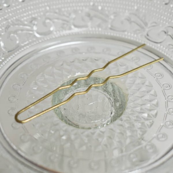 DIY - Haarnadel Set Gold – Bild 2