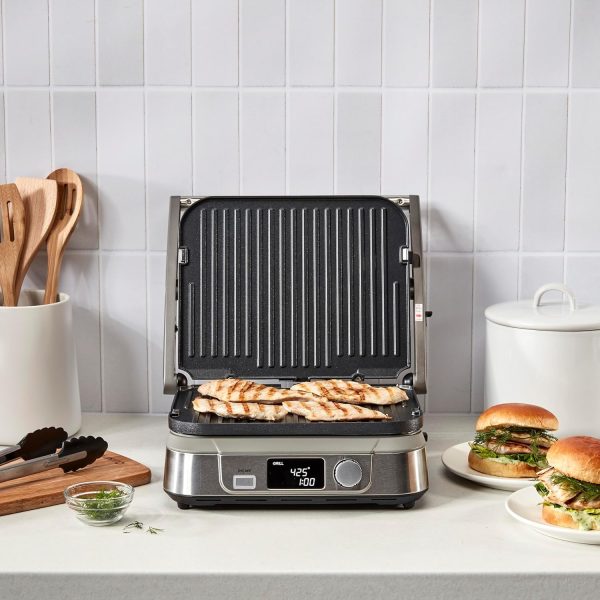 Cuisinart Panini Press, Stainless Steel Griddler, Sandwich Maker & More, 5-IN-1, GR-4NP1 - Image 49