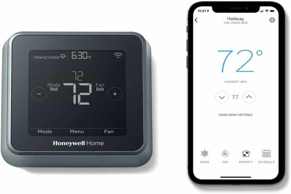 Honeywell Home RTH8800WF2022, T5 WiFi Smart Thermostat, 7 Day-Programmable Touchscreen, Alexa Ready, Geofencing Technology, Energy Star, C-Wire Required - Image 35