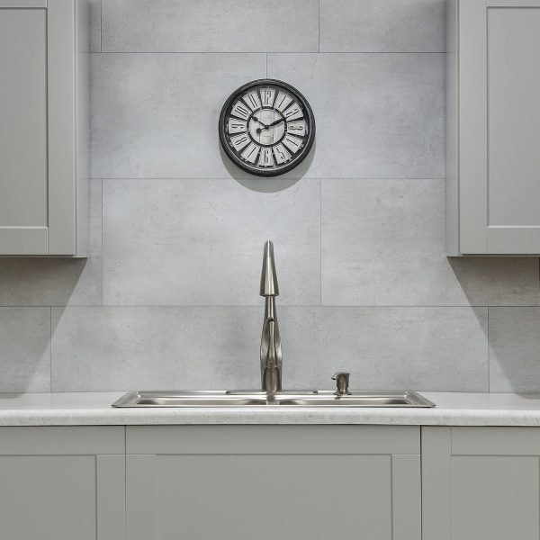 Palisade 22.8" x 7.31" Interlocking Vinyl Waterproof Backsplash Tiles in Carrara Marble - Grout-Free, Easy Install & UV Resistant, Ideal for Kitchen & Bathroom (10 Pack) - Image 137