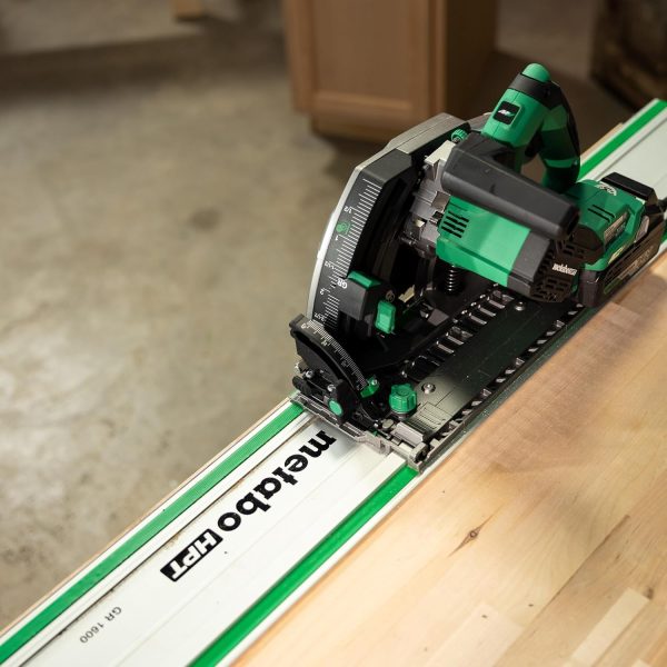 Metabo HPT 36V MultiVolt Cordless Circular Track Saw Kit, Includes 1-36V/4.0Ah Battery, 6-1/2-Inch Blades, Hard Case, 2-19/32-Inch Cutting Depth, Lifetime Tool Warranty, C3606DPA - Image 6