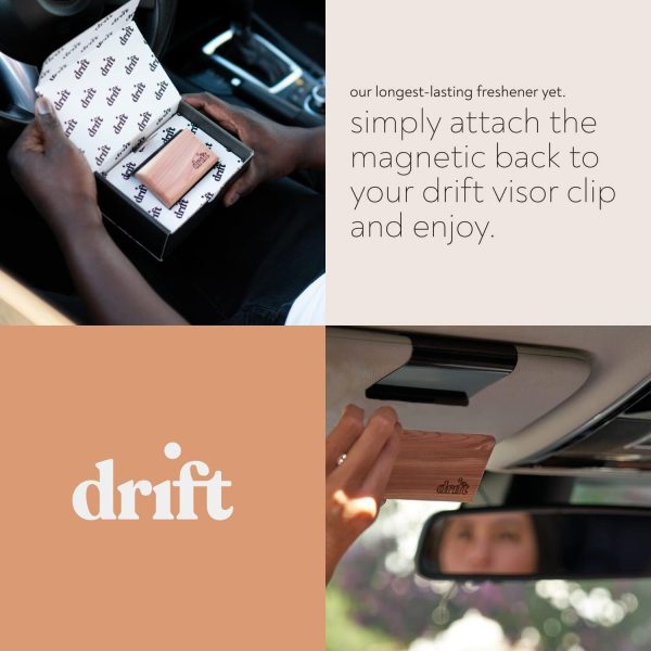 Drift Car Air Freshener - Wood Air Freshener - Car Odor Eliminator - Teak Scent Starter Kit - Image 27