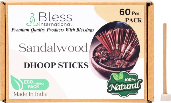 Bless-International Frankincense-and-Myrrh-100%-Natural-Incense-Bambooless-Dhoop-Sticks Handmade-Organic-Chemicals-Free for-Relaxation-Positivity-Yoga-Meditation The-Best-scents-4.5-Inches-60-Count - Image 8