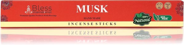 Bless-Frankincense-and-Myrrh 100%-Natural-Handmade-Hand-Dipped-Incense-Sticks Organic-Chemicals-Free for-Purification-Relaxation-Positivity-Yoga-Meditation The-Best-Woods-Scent (500 Sticks (750GM)) - Image 120