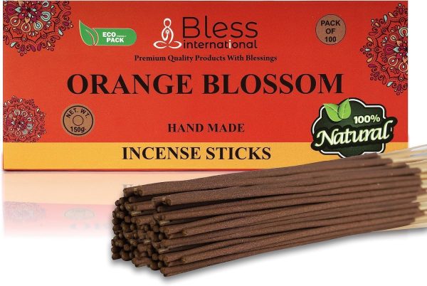 Bless-Frankincense-and-Myrrh 100%-Natural-Handmade-Hand-Dipped-Incense-Sticks Organic-Chemicals-Free for-Purification-Relaxation-Positivity-Yoga-Meditation The-Best-Woods-Scent (500 Sticks (750GM)) - Image 159