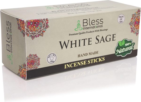 Bless-Frankincense-and-Myrrh 100%-Natural-Handmade-Hand-Dipped-Incense-Sticks Organic-Chemicals-Free for-Purification-Relaxation-Positivity-Yoga-Meditation The-Best-Woods-Scent (500 Sticks (750GM)) - Image 174