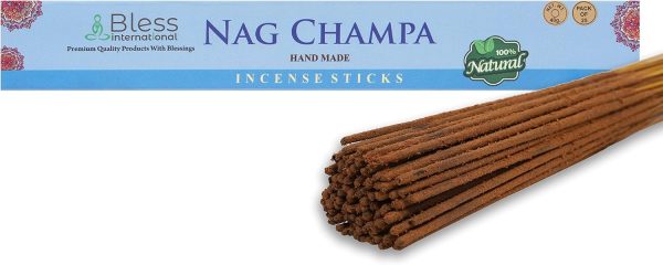 Bless-Frankincense-and-Myrrh 100%-Natural-Handmade-Hand-Dipped-Incense-Sticks Organic-Chemicals-Free for-Purification-Relaxation-Positivity-Yoga-Meditation The-Best-Woods-Scent (500 Sticks (750GM)) - Image 183