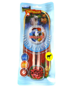 Delibest Sensi hundepølse - Hest 2x400g