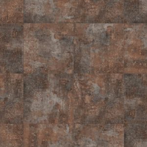 LVT Floor Tiles - Rusted Stencil Concrete