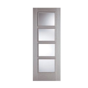 light grey vancouver glazed 4l internal door