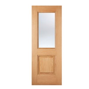 oak arnhem glazed internal door