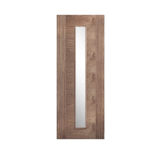 walnut sofia glazed internal door