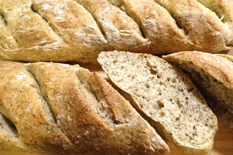 Хлеб с конопляной мукой