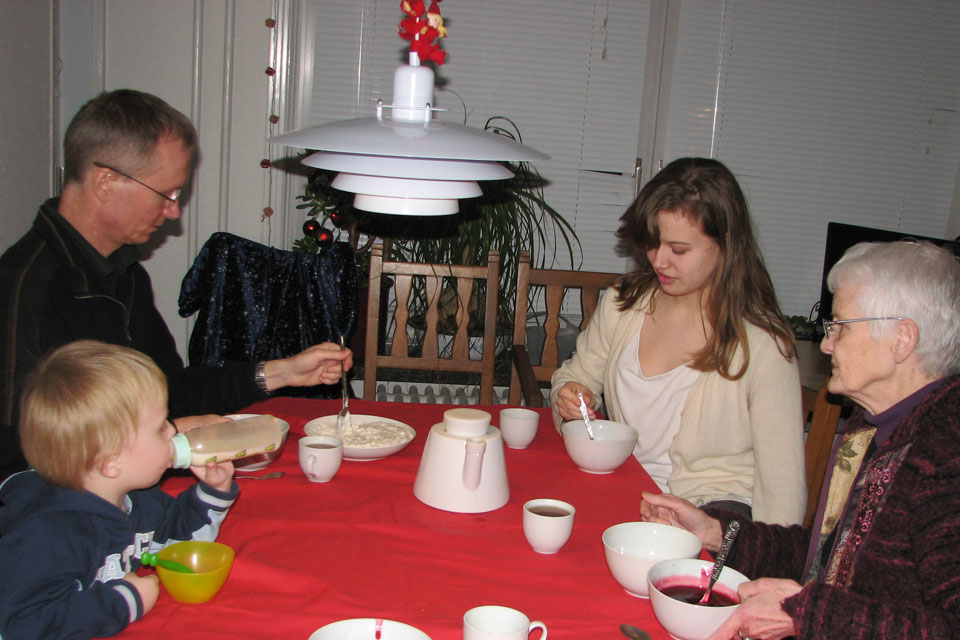 Рисаламанде с вишневым соусом на рождество Рисаламанде с вишневым соусом на рождество, Åbyhøj