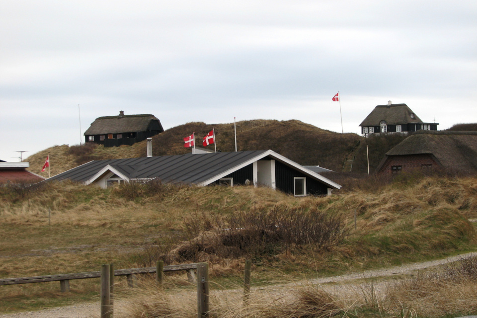 Летние домики на западном побережье Дании
